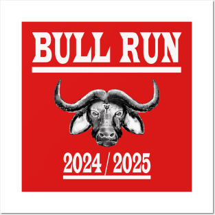 Bull Run Crypto Currency Bitcoin Posters and Art